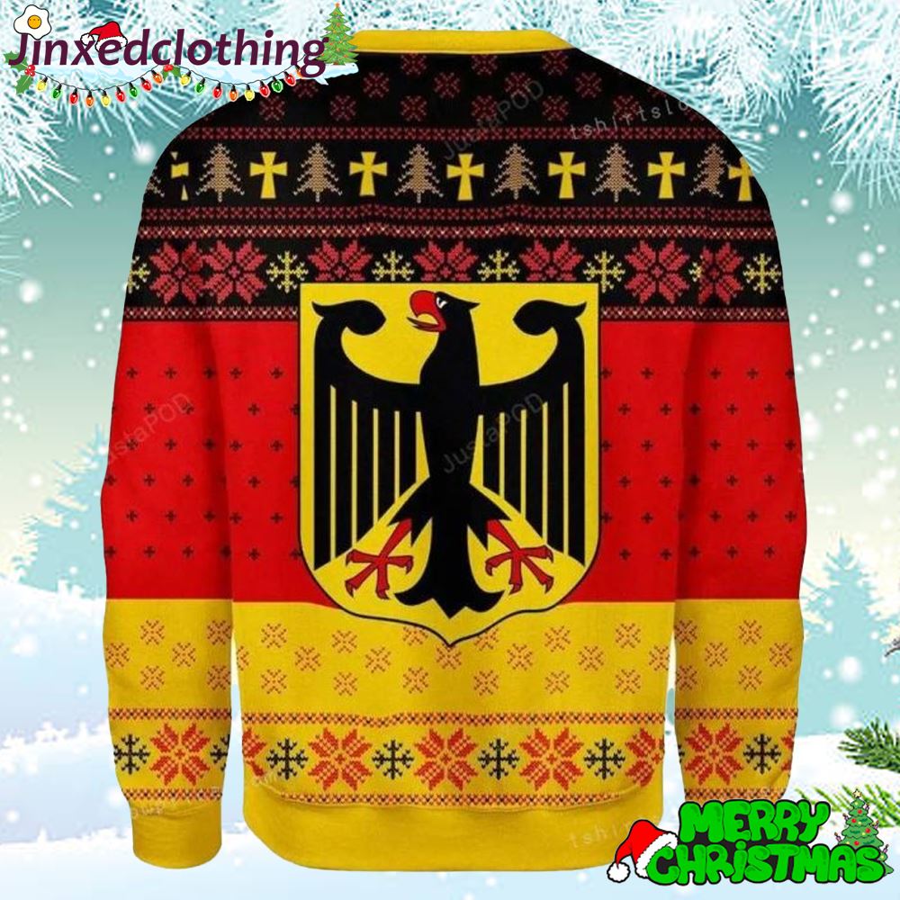 Merry Christmas Gearhomies Berlin Coat Of Arms Ugly Sweater Party 